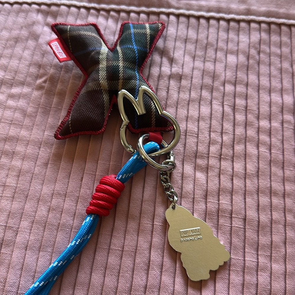 POPMART Labubu Pin for Love the monsters Plaid Letter “X” charm - Picture 4 of 8